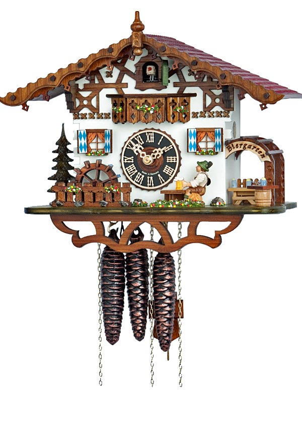 【マグ】鳩時計 ドイツ・へーネス社製オルゴール2曲付き インテリア時計