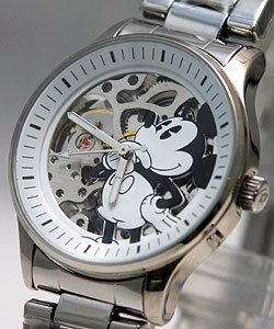 安い大人気世界限定9500個　公認ミッキーマウス 腕時計 手巻き ホワイト 腕時計(アナログ)